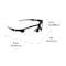 Allen Co Aspect Shooting Safety Glasses, Clear Lenses, ANSI Z87.1+ & CE Rated 2380 - alternate 3
